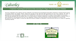 Desktop Screenshot of calverley.info