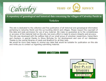 Tablet Screenshot of calverley.info